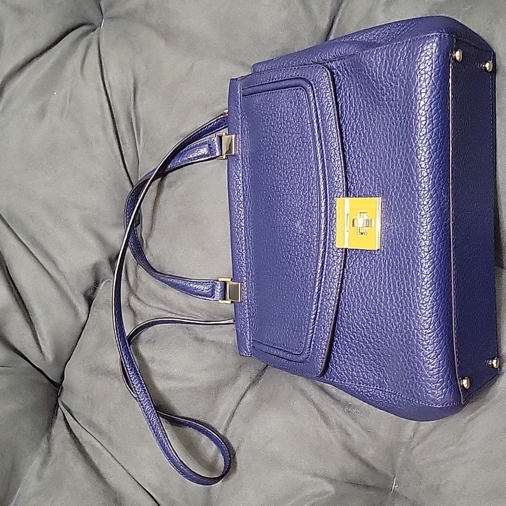 Blue Kate Spade handbag